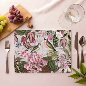 raxxa Premium-Tischset: Tropische Papagein im Dschungel