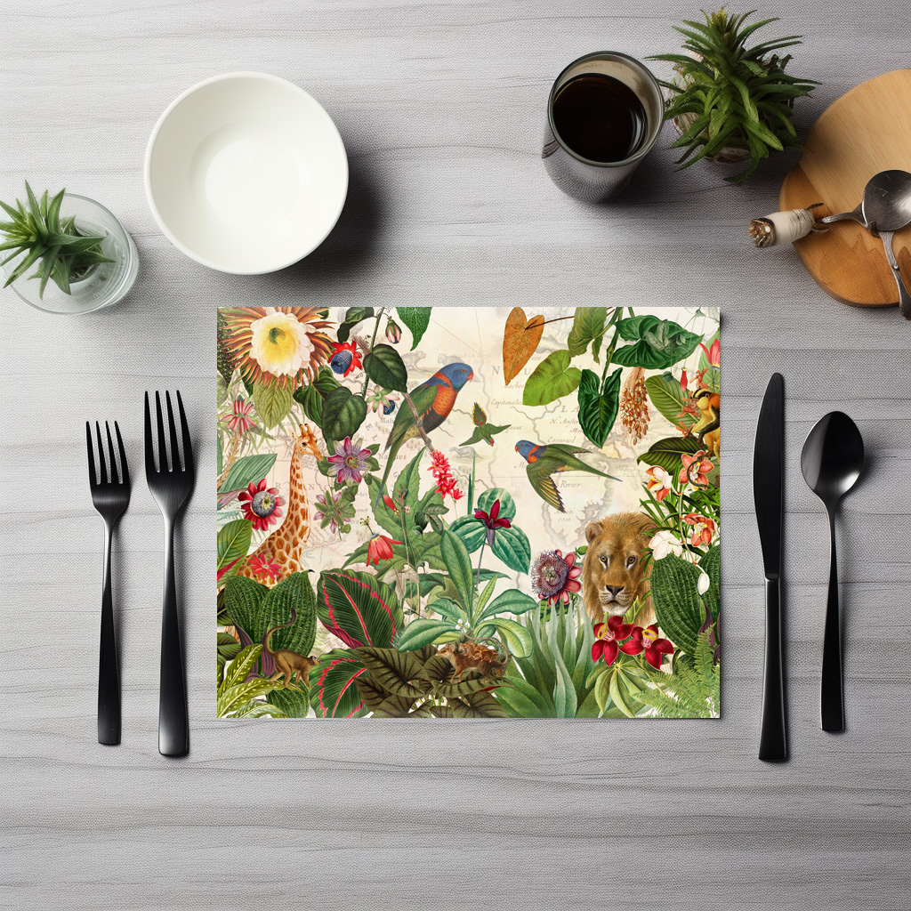 raxxa Premium-Tischset: Exotisches Dschungel Erlebnis – Bild 6