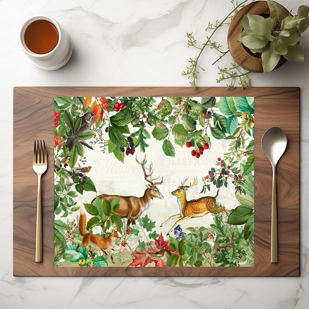 raxxa Premium-Tischset: Faszination des Waldes