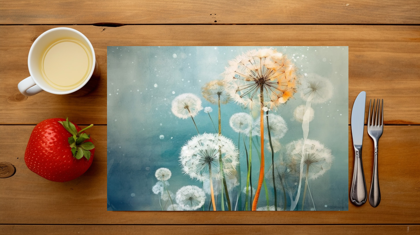 raxxa Premium-Tischset: Schwebende Pusteblumen - Imagen 5