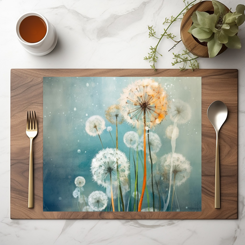 raxxa Premium-Tischset: Schwebende Pusteblumen - Imagen 4