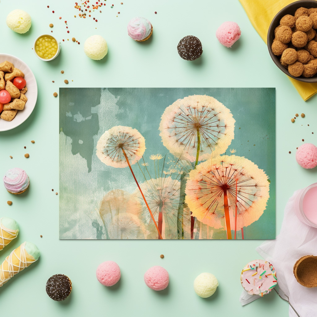 raxxa Premium-Tischset: Pusteblumenzeit in der Stadt - Image 4