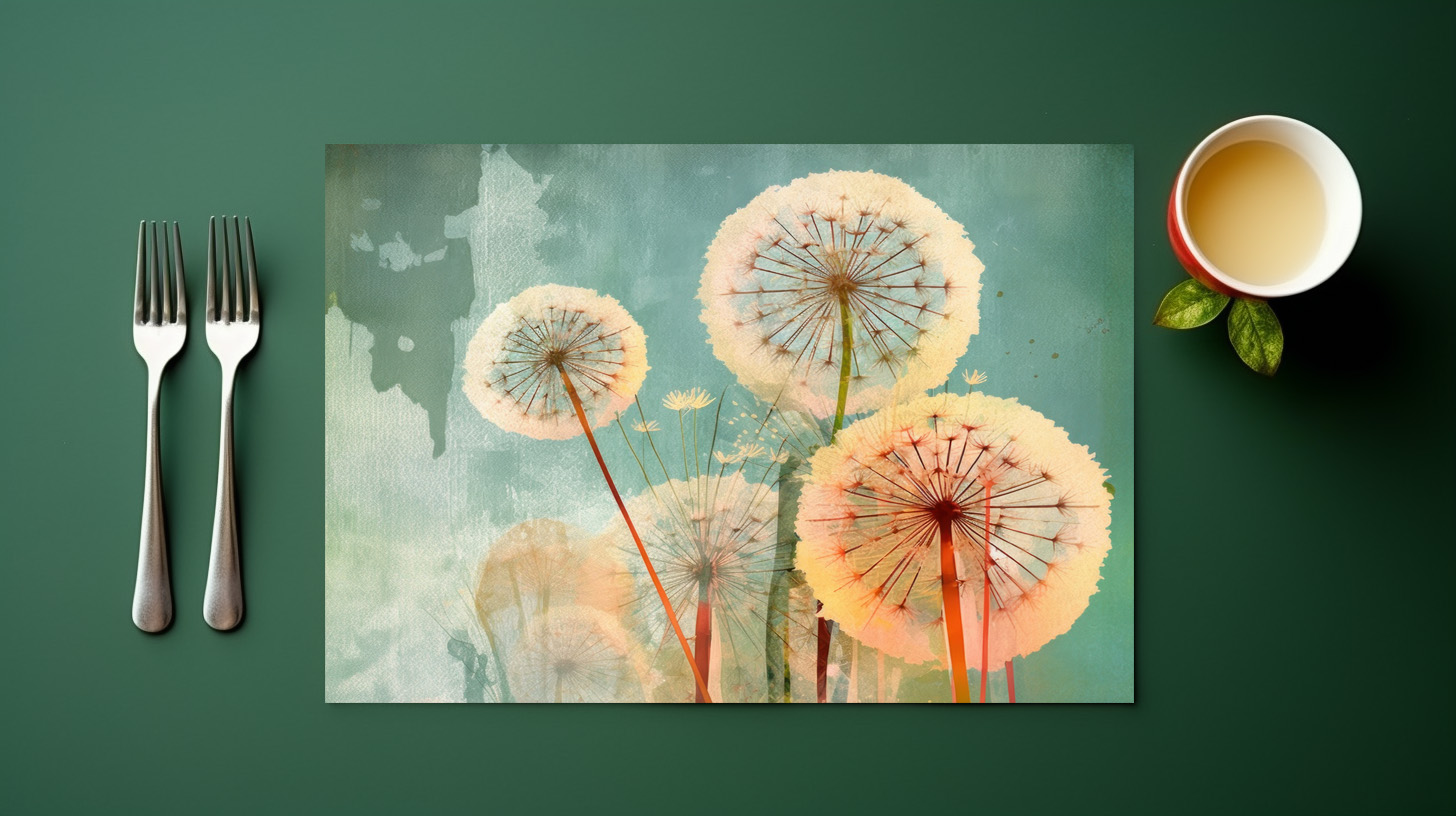 raxxa Premium-Tischset: Pusteblumenzeit in der Stadt - Image 5