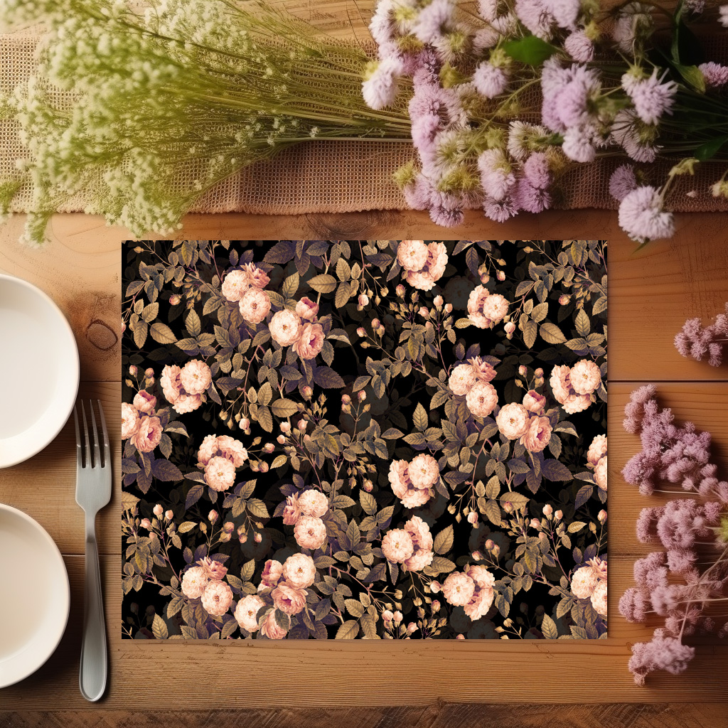 raxxa Premium-Tischset: Die Renaissance der antiken Rosenmuster