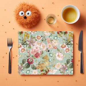 raxxa Premium-Tischset: Rosen der Geschichte: Kunstvolle Nostalgie