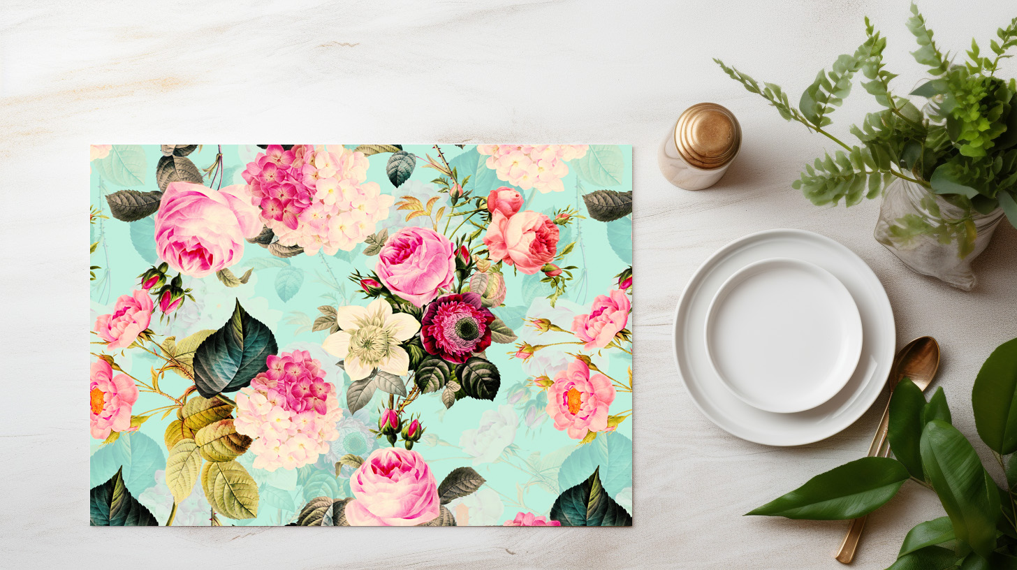 raxxa Premium-Tischset: Rosenzauber der Aristokratie - immagine 5