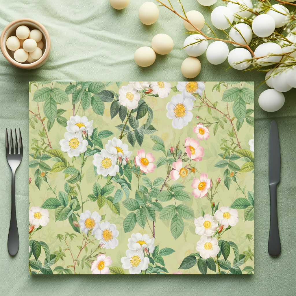 raxxa Premium-Tischset: Die Eleganz vergangener Rosen - Image 5