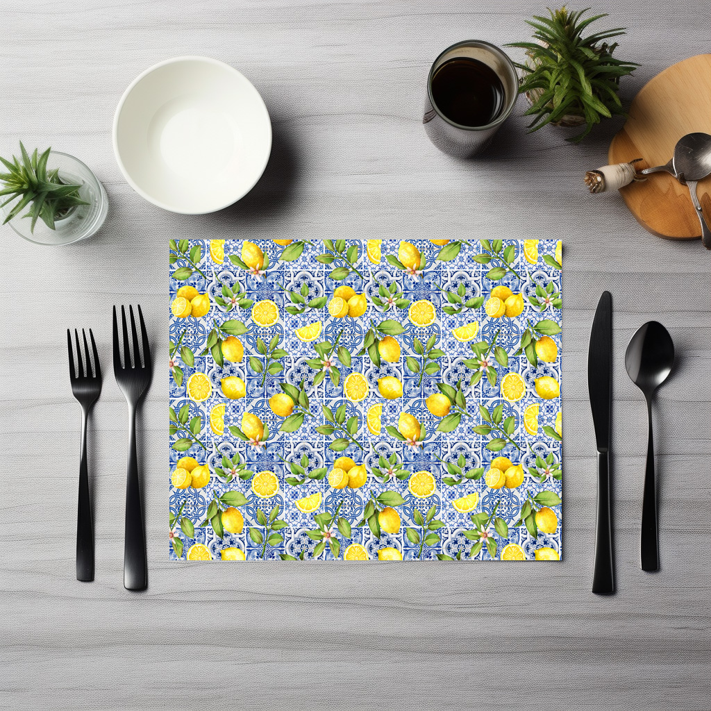 raxxa Premium-Tischset: Mediterrane Exotik auf Fliesen verewigt – Image 6