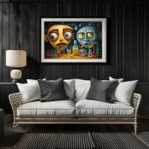 Poster: Whimsical Drink Drunk 7