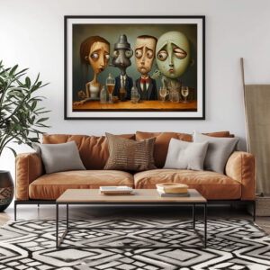 Poster: Whimsical Drink Drunk 8