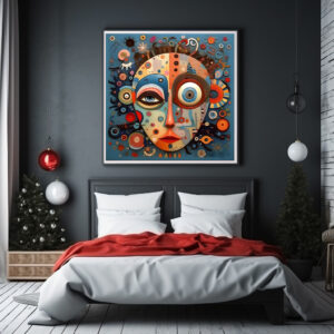 Poster: Whimsical faces 4