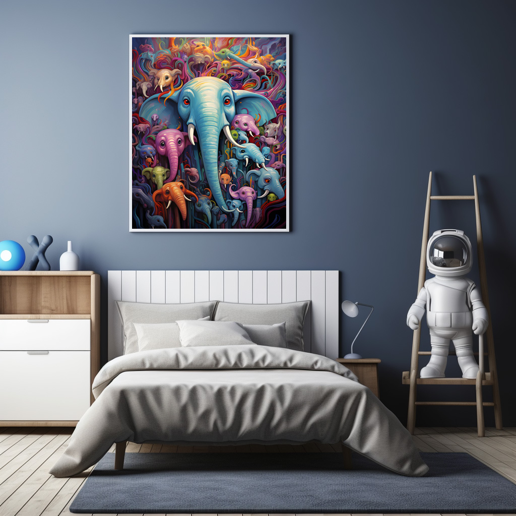 Poster: Whimsical Wild Elefanten - immagine 2