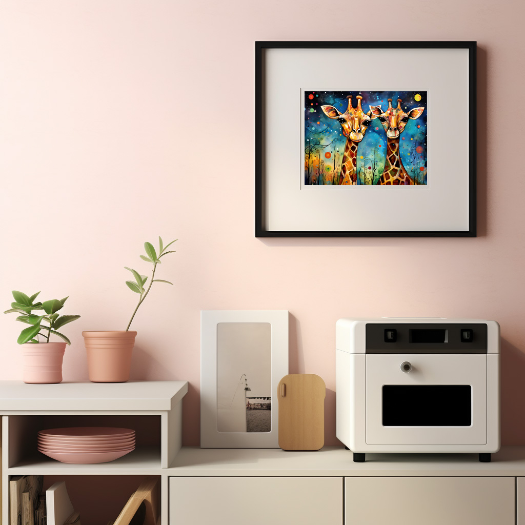 Poster: Whimsical Giraffen im Doppel Pack - Image 3