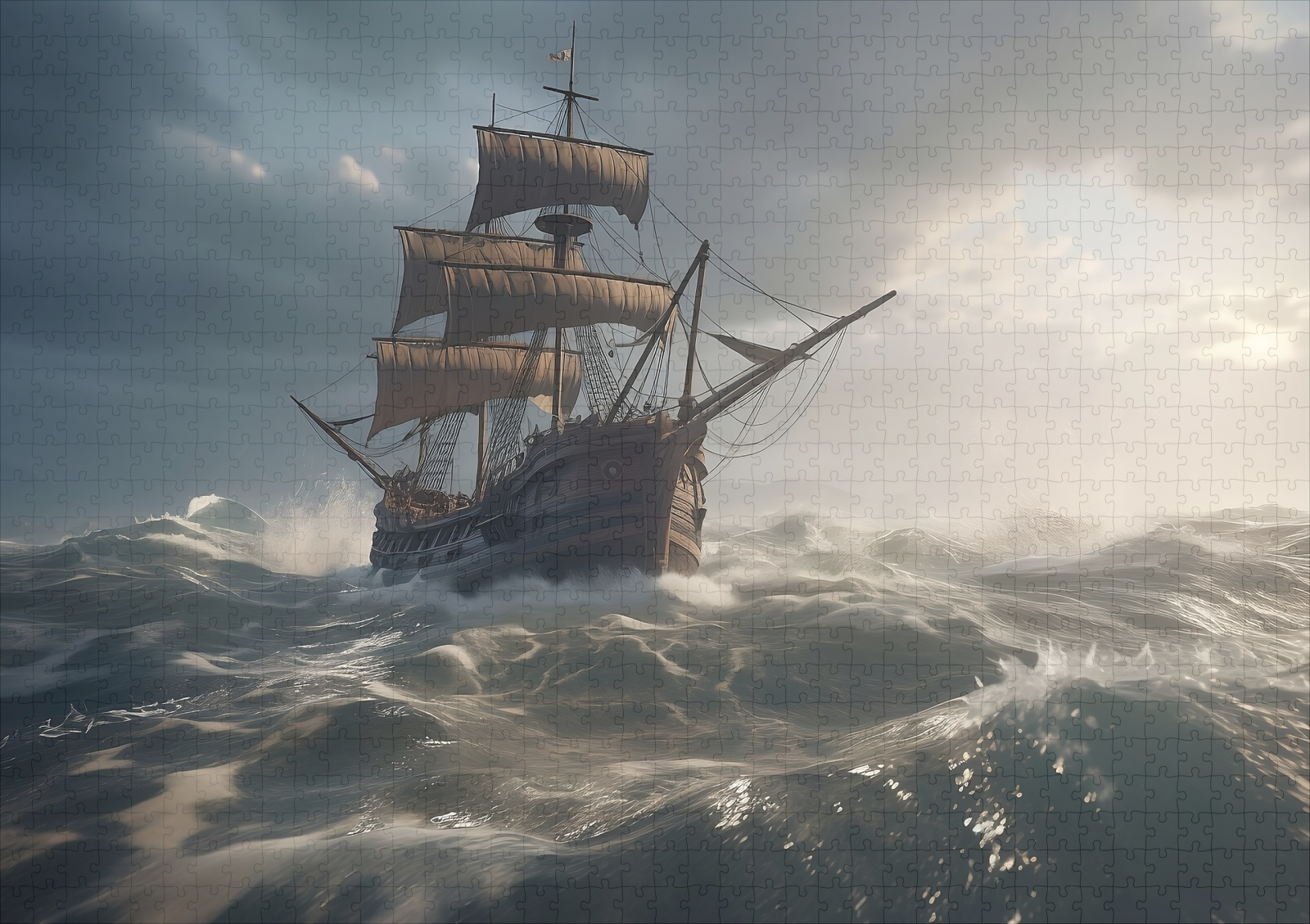 raxxa Premium-Puzzle: High Waves – Bild 2