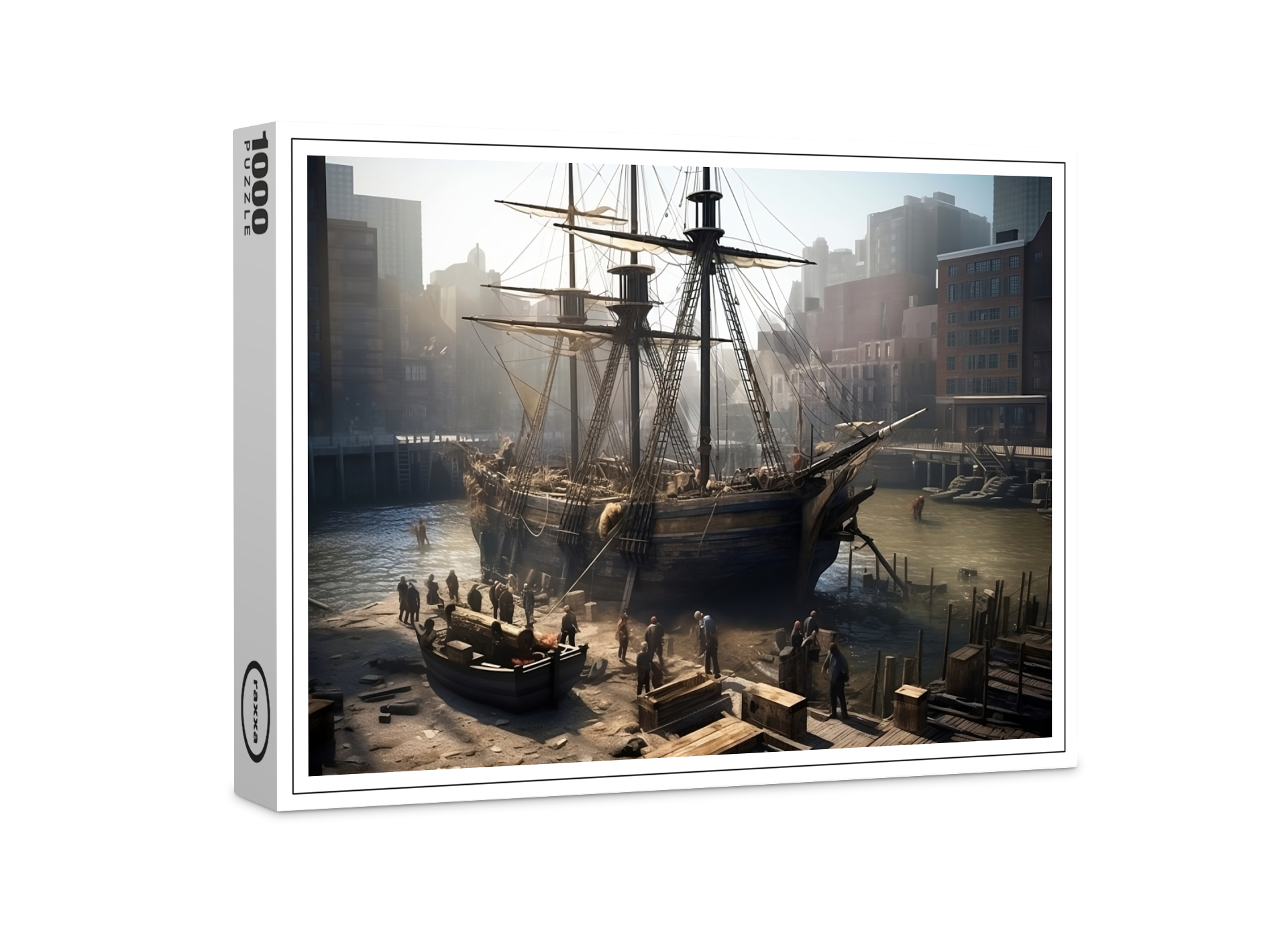 raxxa Premium-Puzzle: Lost in the Citty