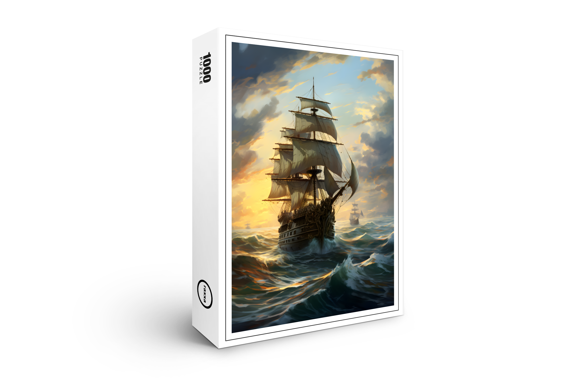 raxxa Premium-Puzzle: Wellen reiten