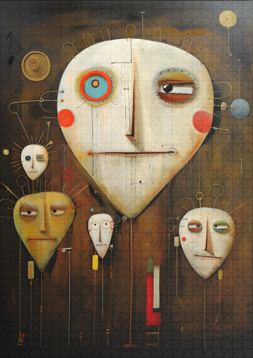 raxxa Premium-Puzzle: Whimsical Alarmed 1 – Image 2