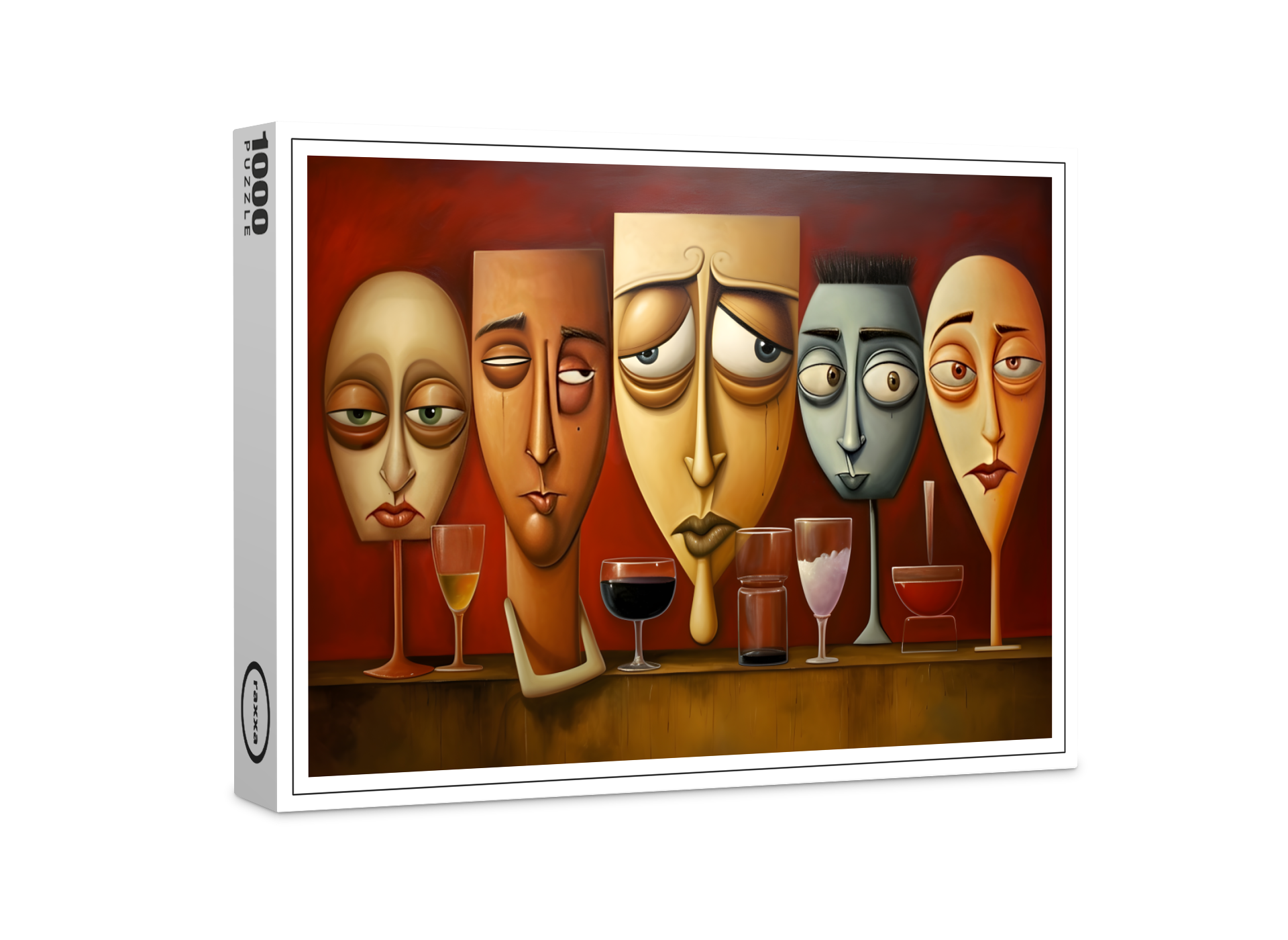 raxxa Premium-Puzzle: Whimsical Drink Drunk 1
