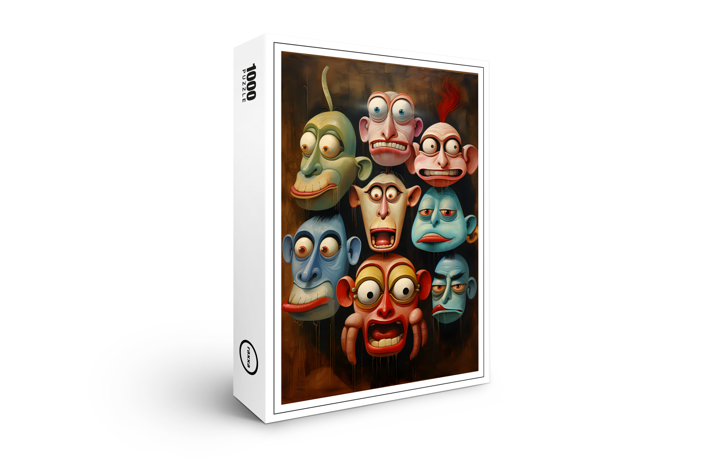 raxxa Premium-Puzzle: Whimsical Monkeys 1