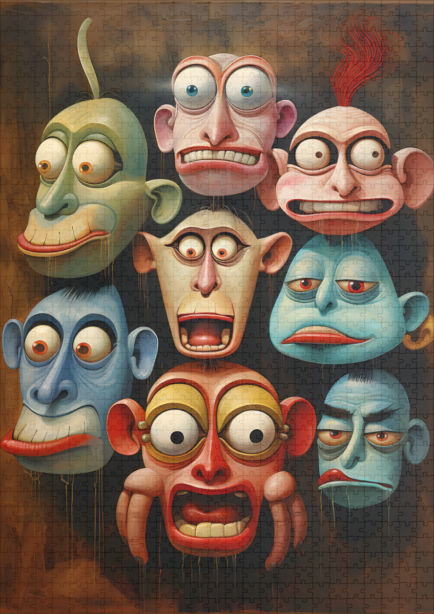 raxxa Premium-Puzzle: Whimsical Monkeys 1 - Image 2