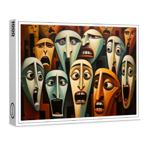 raxxa Premium-Puzzle: Whimsical Fear Concert Emotional 1