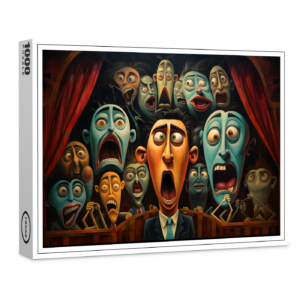 raxxa Premium-Puzzle: Whimsical Fear Concert Emotional 3