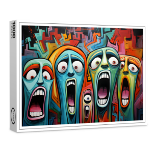 raxxa Premium-Puzzle: Whimsical Fear Concert Emotional 4
