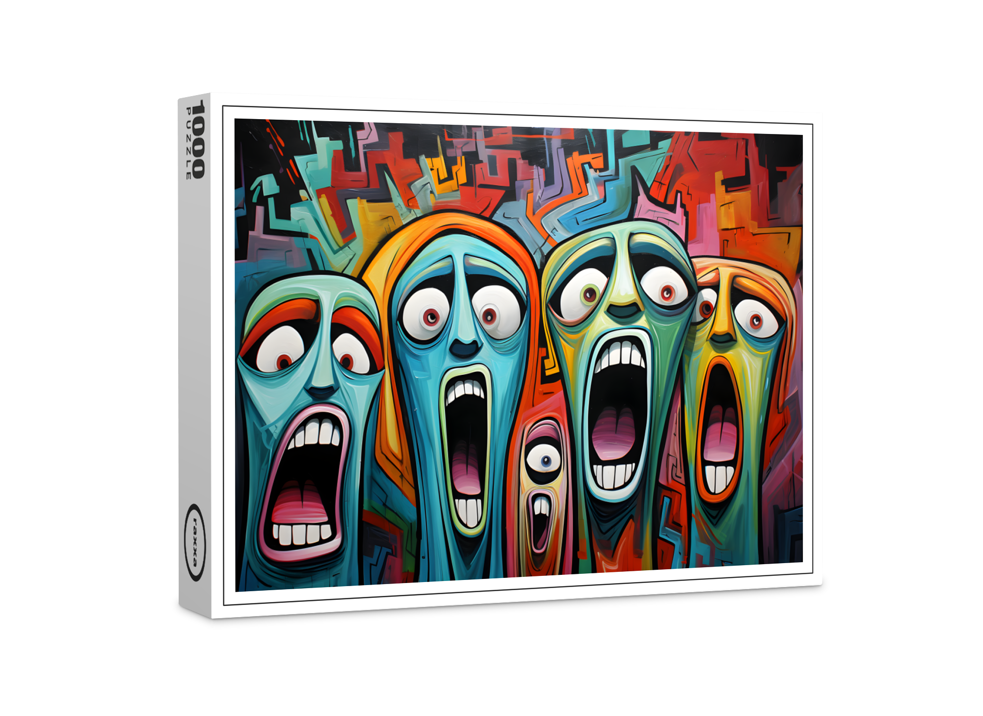 raxxa Premium-Puzzle: Whimsical Fear Concert Emotional 4