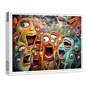 raxxa Premium-Puzzle: Whimsical Fear Concert Emotional 5