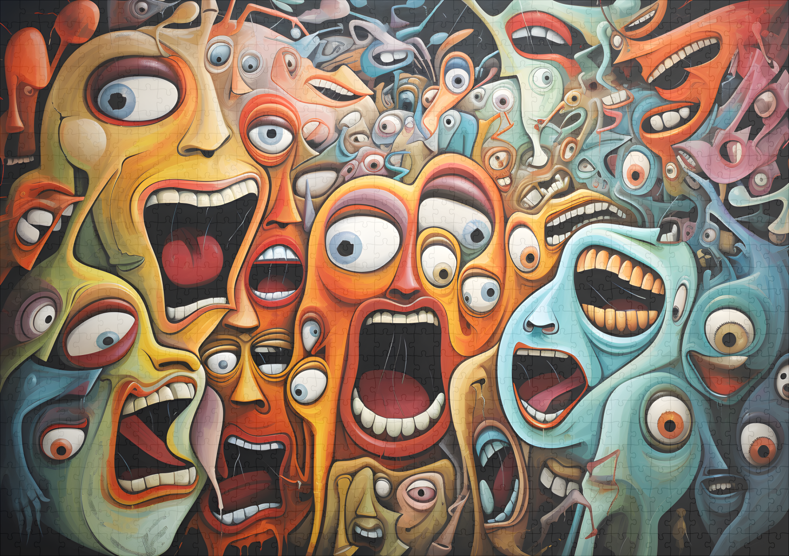 raxxa Premium-Puzzle: Whimsical Fear Concert Emotional 5 – Bild 2