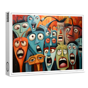 raxxa Premium-Puzzle: Whimsical Fear Concert Emotional 6