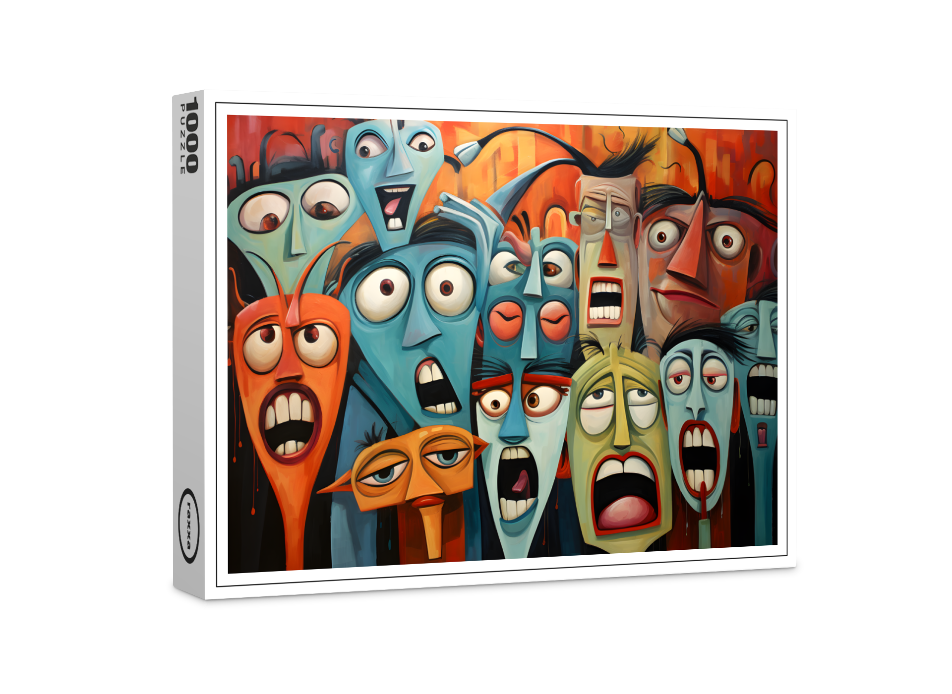 raxxa Premium-Puzzle: Whimsical Fear Concert Emotional 6