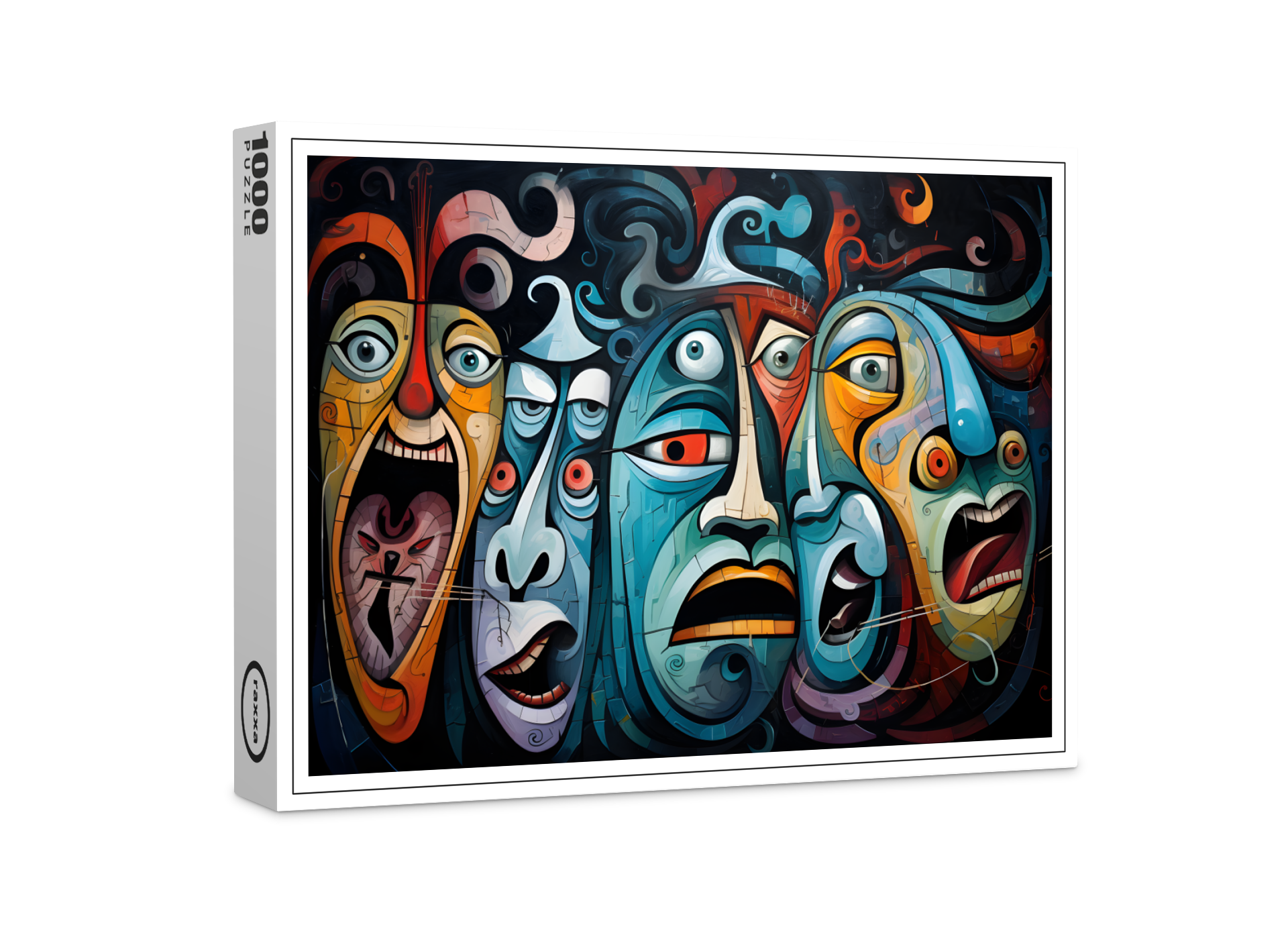 raxxa Premium-Puzzle: Whimsical Fear Concert Emotional 7