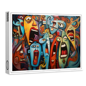 raxxa Premium-Puzzle: Whimsical Fear Concert Emotional 8