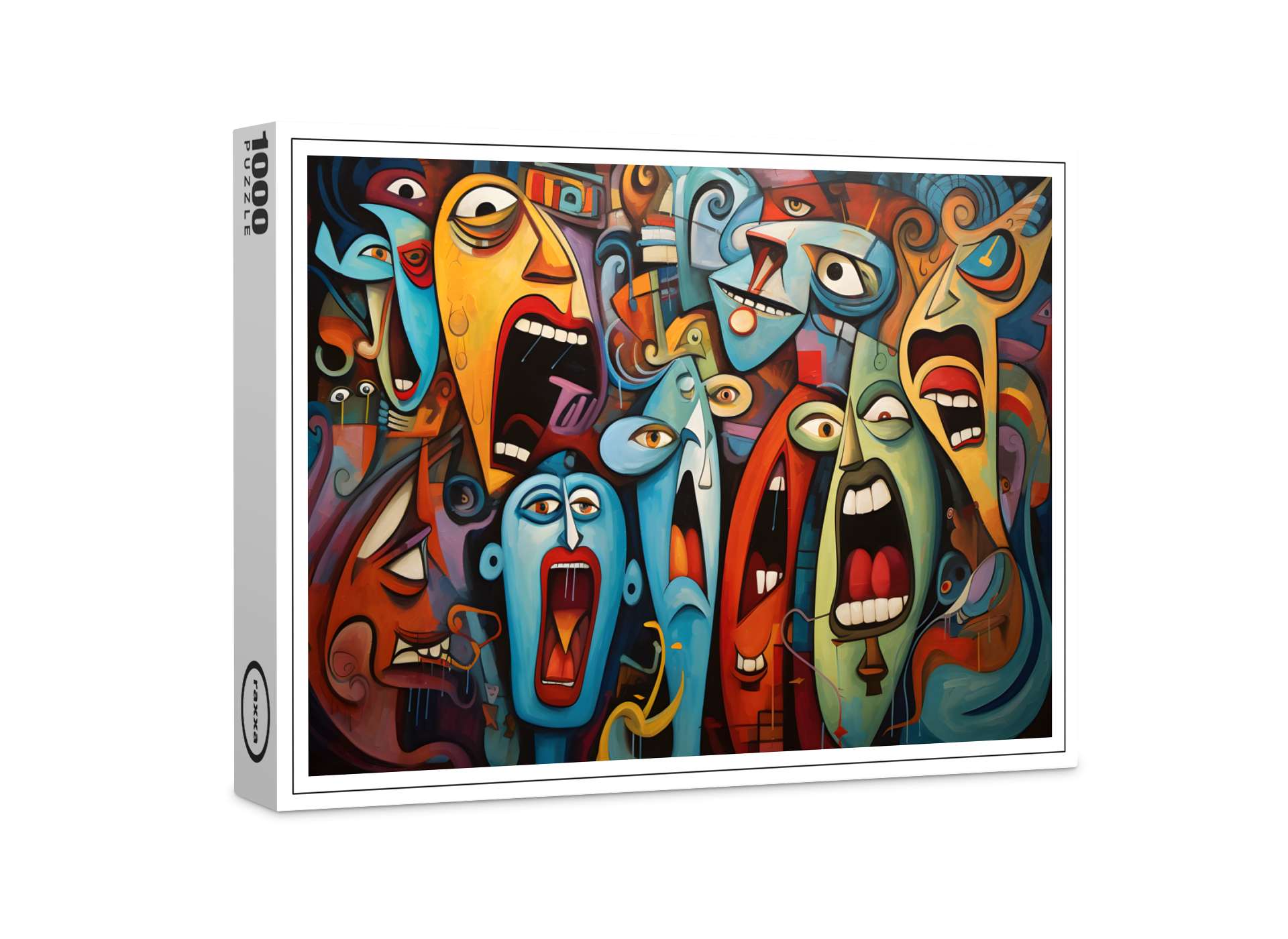 raxxa Premium-Puzzle: Whimsical Fear Concert Emotional 8