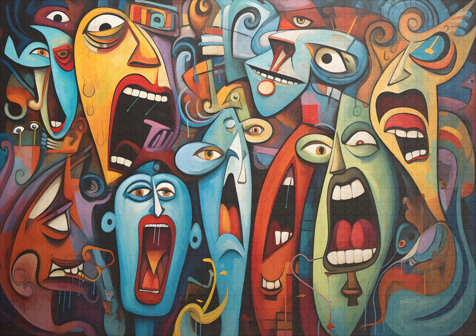 raxxa Premium-Puzzle: Whimsical Fear Concert Emotional 8 – Bild 2