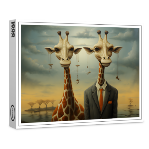 raxxa Premium-Puzzle: Whimsical Hey Dude Giraffen