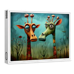 raxxa Premium-Puzzle: Whimsical Giraffen