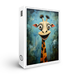raxxa Premium-Puzzle: Whimsical Funny Giraffe