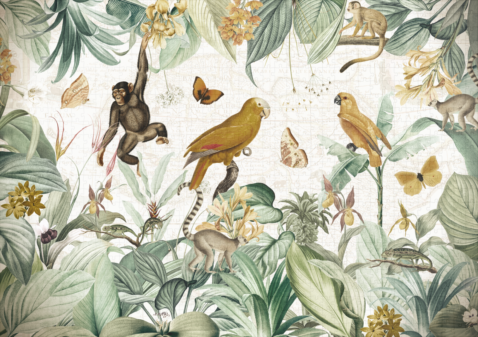 raxxa Premium-Puzzle: Vintage Party im Tropischen Regenwald – Image 2