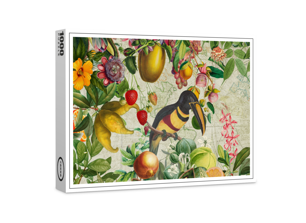 raxxa Premium-Puzzle: Nostalgischer Tukan Dschungel - raxxa