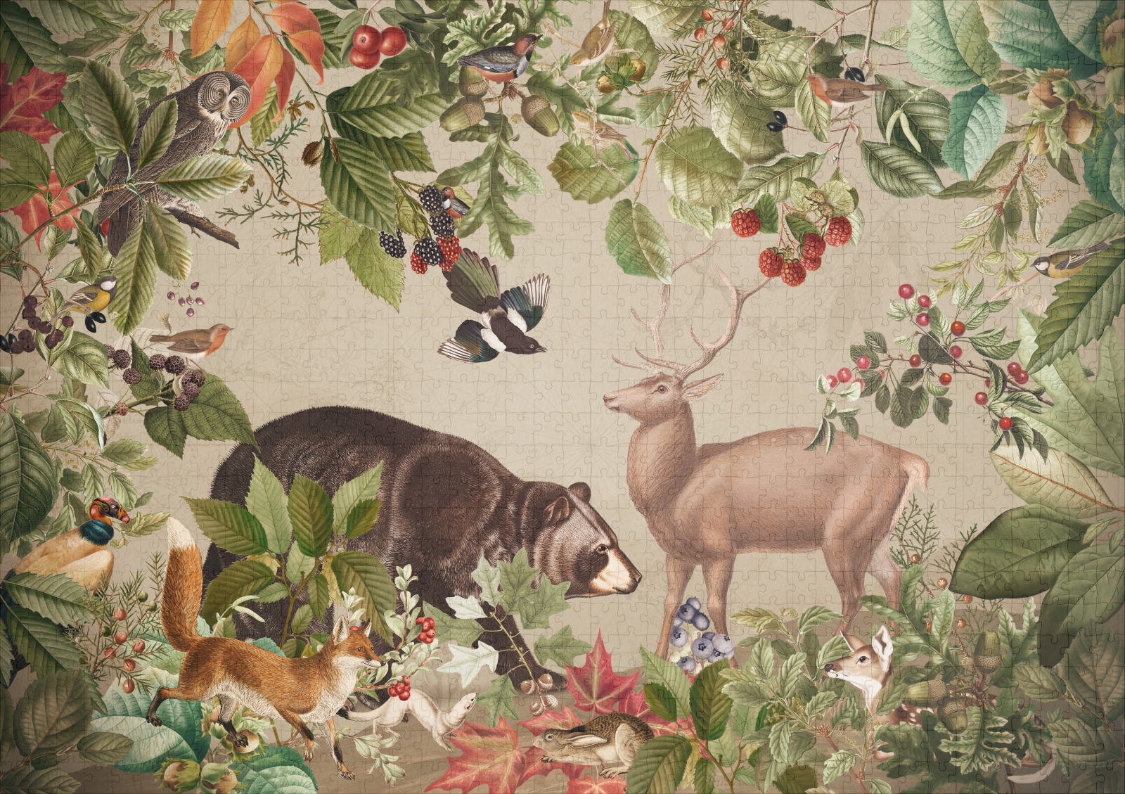 raxxa Premium-Puzzle: Die Könige des Waldes - Imagen 2