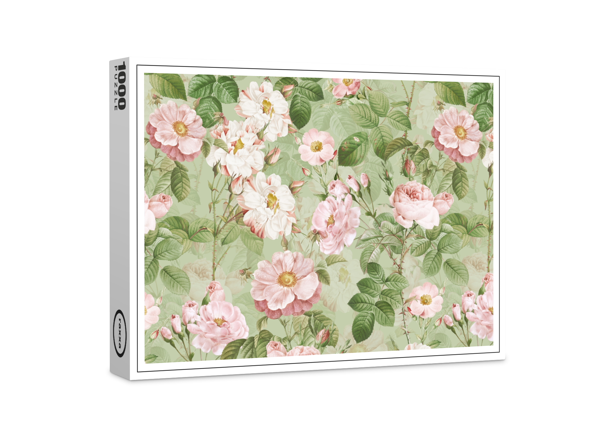 raxxa Premium-Puzzle: Historische Rosenmalerei: Ein Erbe der Eleganz