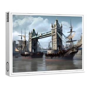 raxxa Premium-Puzzle: Schips in London