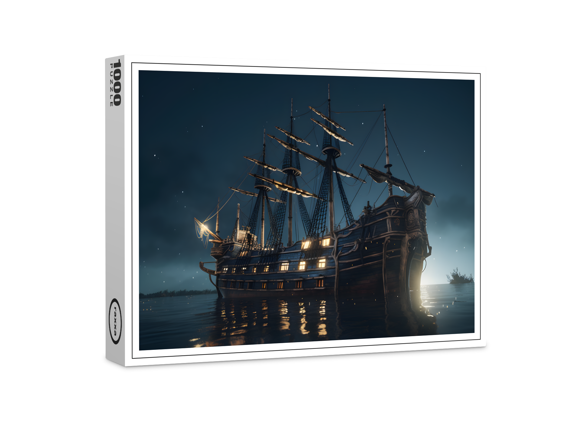 raxxa Premium-Puzzle: Night Time