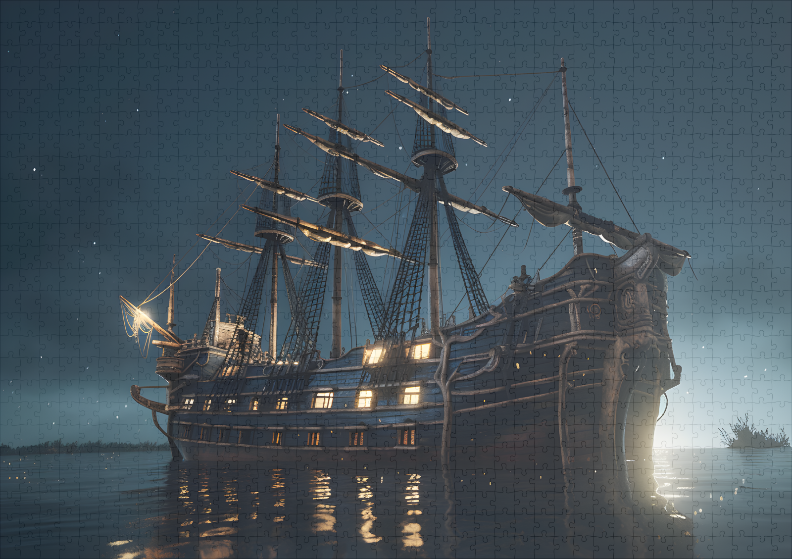 raxxa Premium-Puzzle: Night Time – Image 2