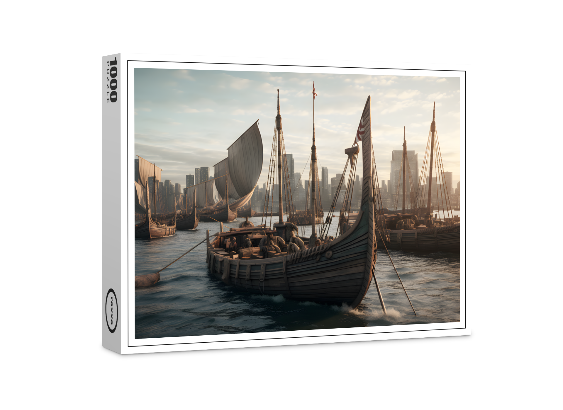 raxxa Premium-Puzzle: row row row your boat