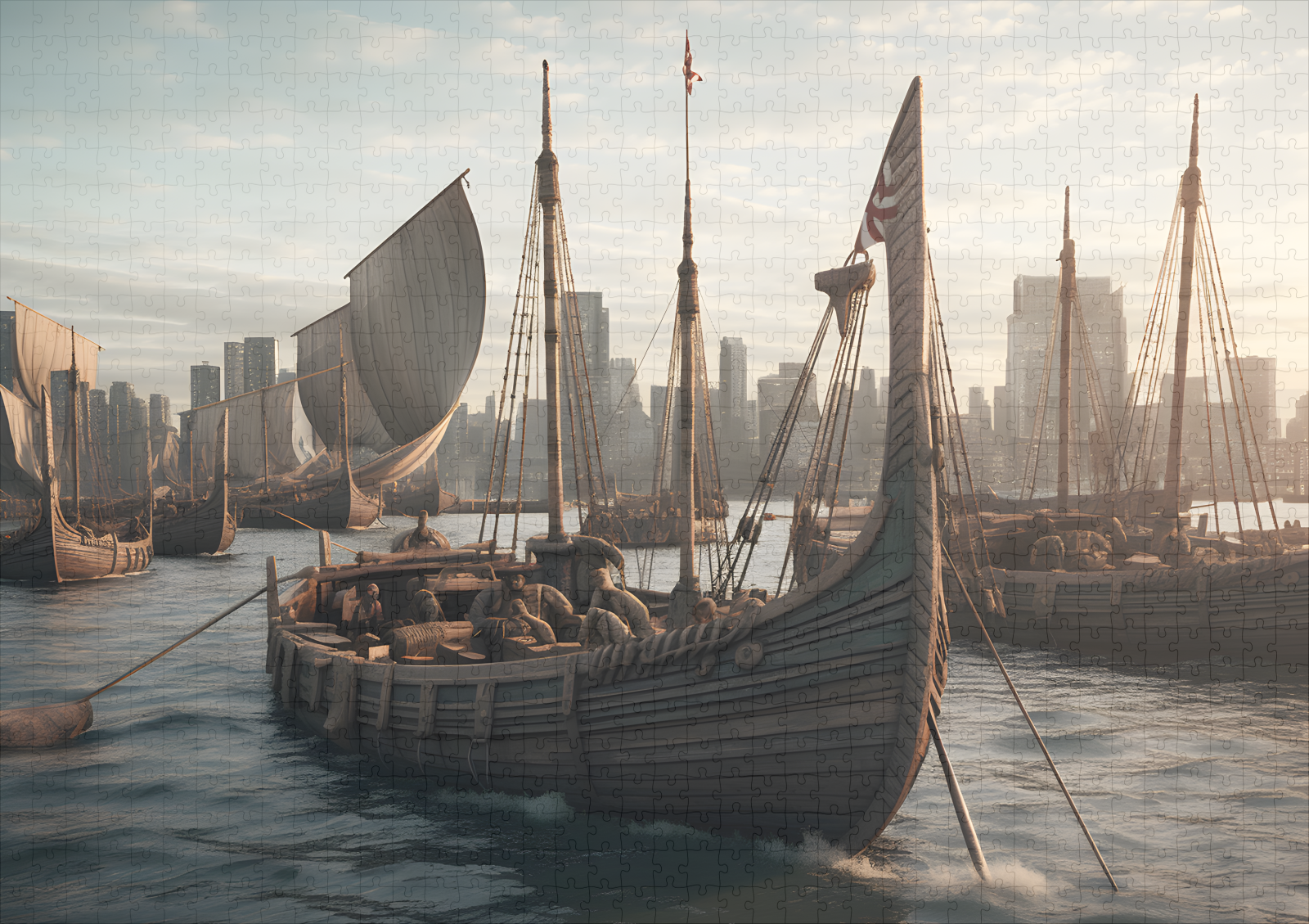 raxxa Premium-Puzzle: row row row your boat – Bild 2
