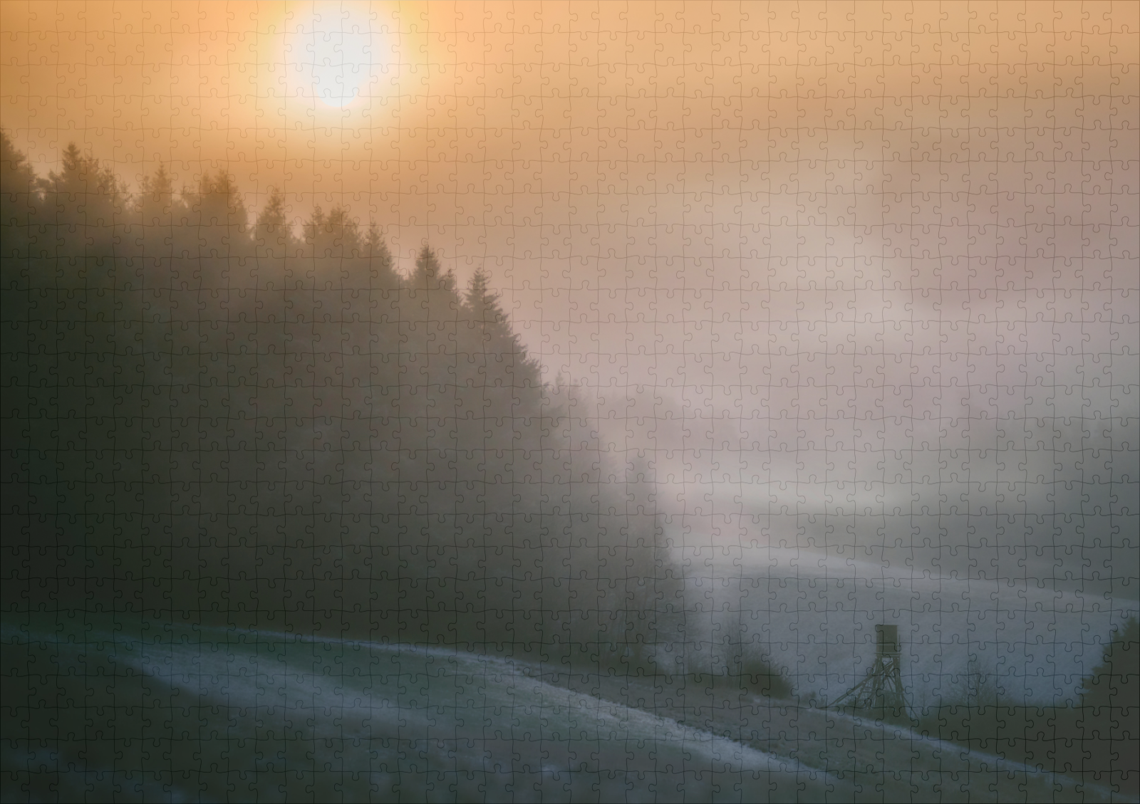raxxa Premium-Puzzle: Ein Eifelmorgen – Image 2