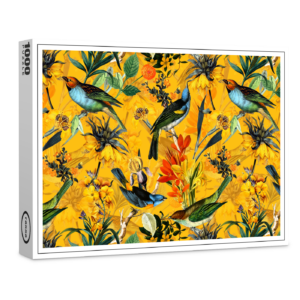 raxxa Premium-Puzzle: Exotische Nostalgie: Tropische Vintage-Kunst